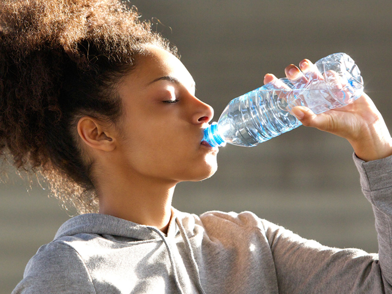 Staying hydrated is important to maintain good health. Drink water or other clear beverages to count towards your daily fluid intake.